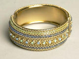 VINTAGE JEWELRY ETHNIC BANGLE BRACELET