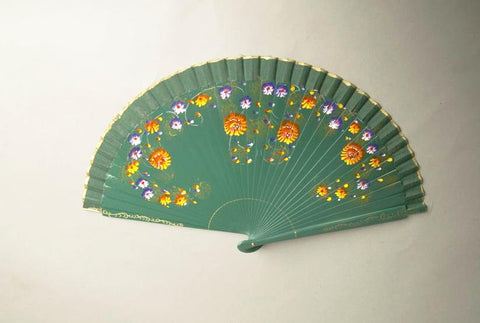 VINTAGE ARTISAN WOODEN FAN