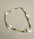 Ethnic Shell Beaded Necklace Vintage Jewelry Unisex Man Short Necklace