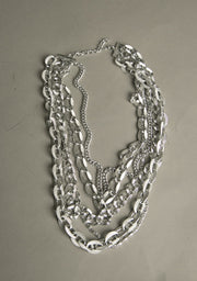 Silver Chain Link Necklace Vintage Jewelry made in Germany