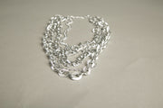 Silver Chain Link Necklace Vintage Jewelry made in Germany