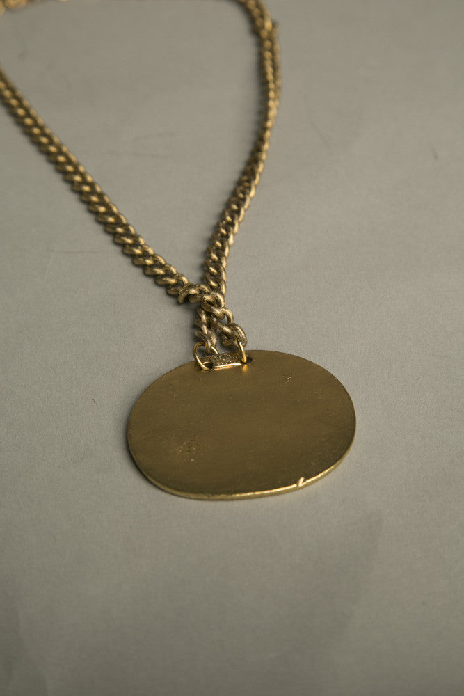 Alva Museum Golden Chain Necklace Dragon Pendant Vintage Jewelry ESPOSITO