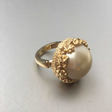 Big Pearl Cocktail Ring