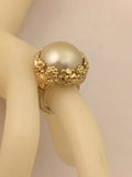 Big Pearl Cocktail Ring