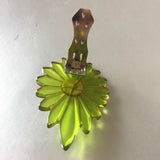 Bakelite Prystal Floral Dress Clip - A Rare Early-20th Century Vintage Treasure