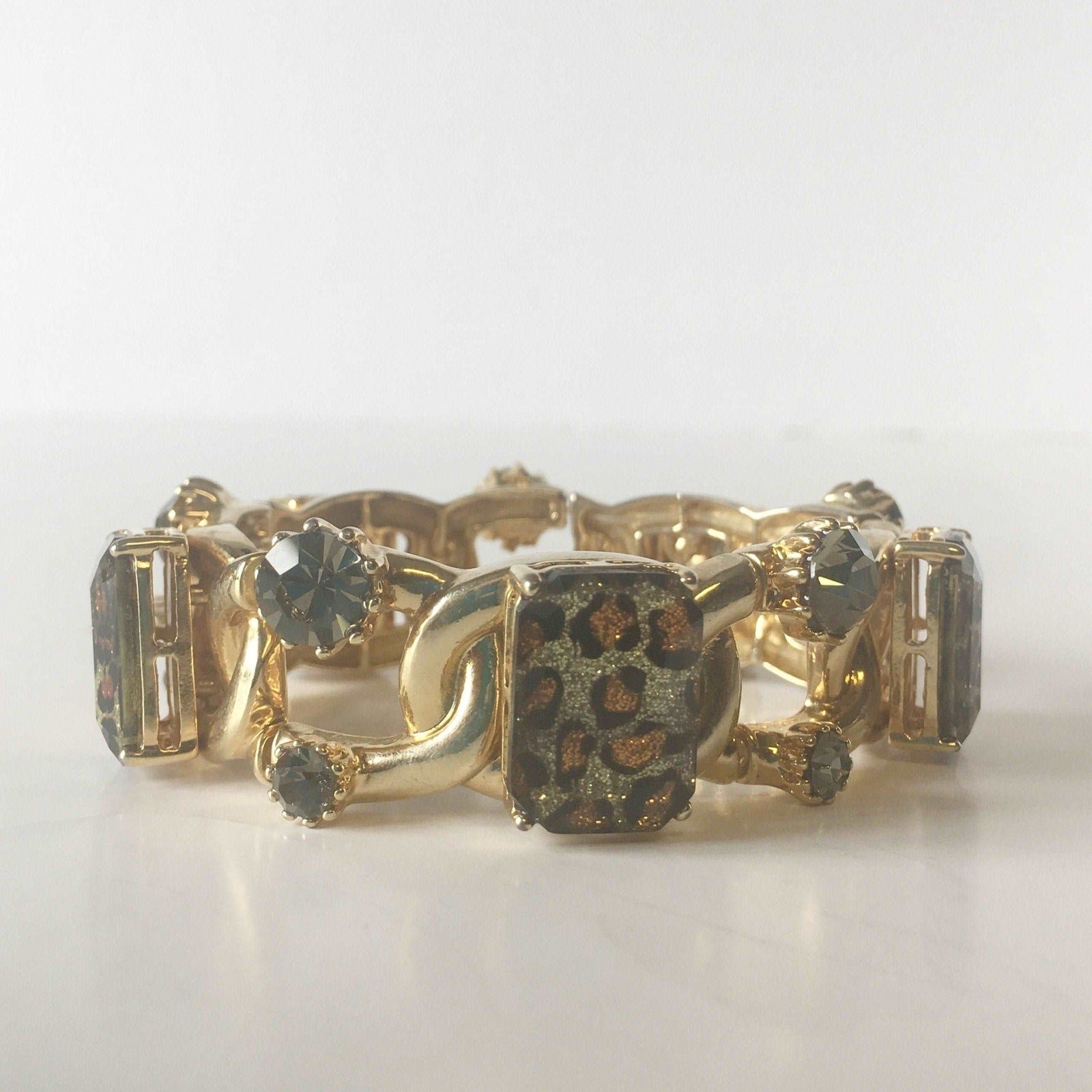 Betsey Johnson Cheetah Print Bracelet - A Contemporary Statement in Fashion Jewelry