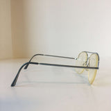 Retro Chic: Authentic Vintage Eyewear with Silver Metal Frame