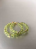 Classic Beaded Hoop Earrings - Contemporary Sustainable Jewelry