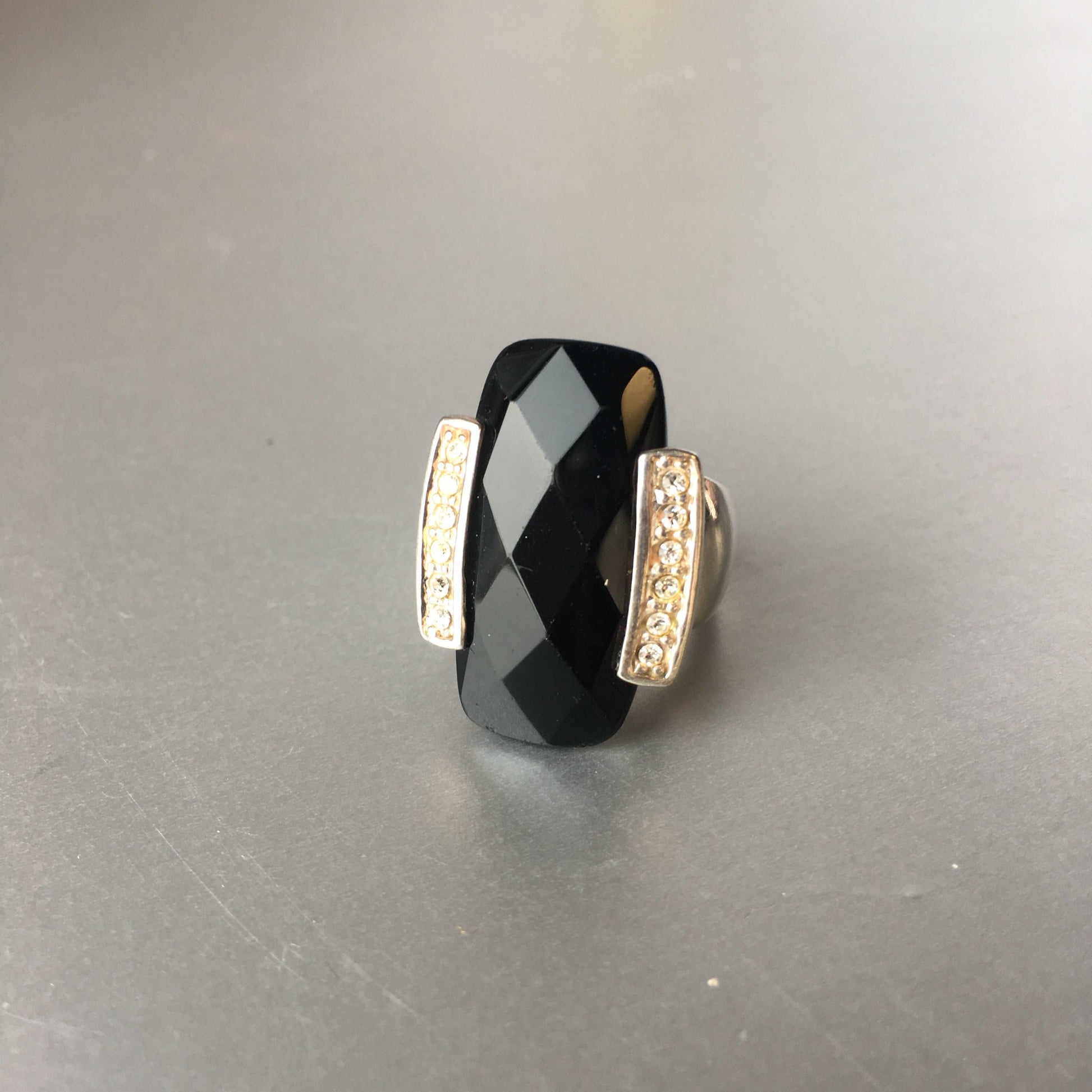 Bold Cocktail Ring from the Art Deco Revival Era
