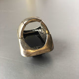 Black Bold Cocktail Ring Vintage Jewelry