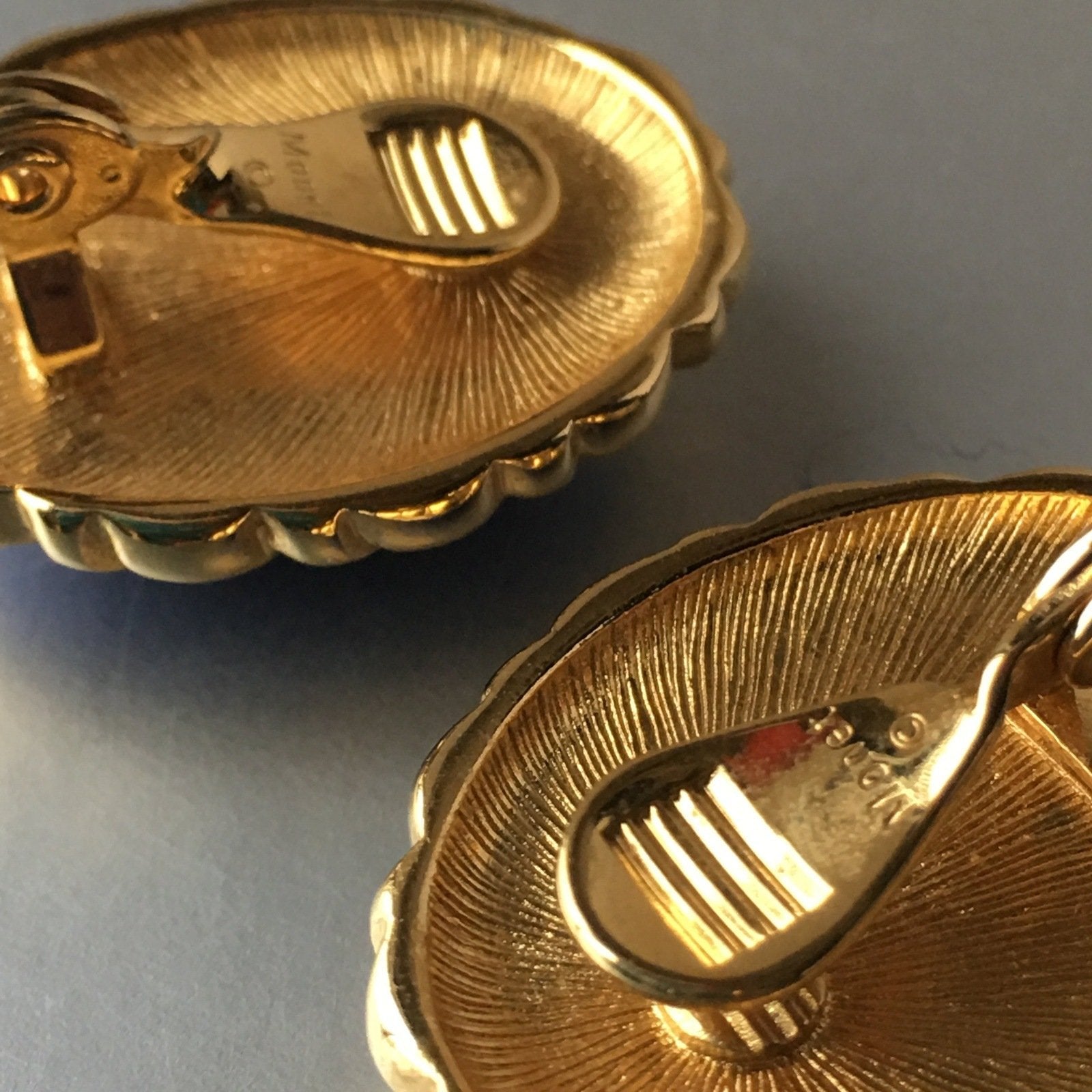 Vintage Monet Jewelry Clip on Earrings