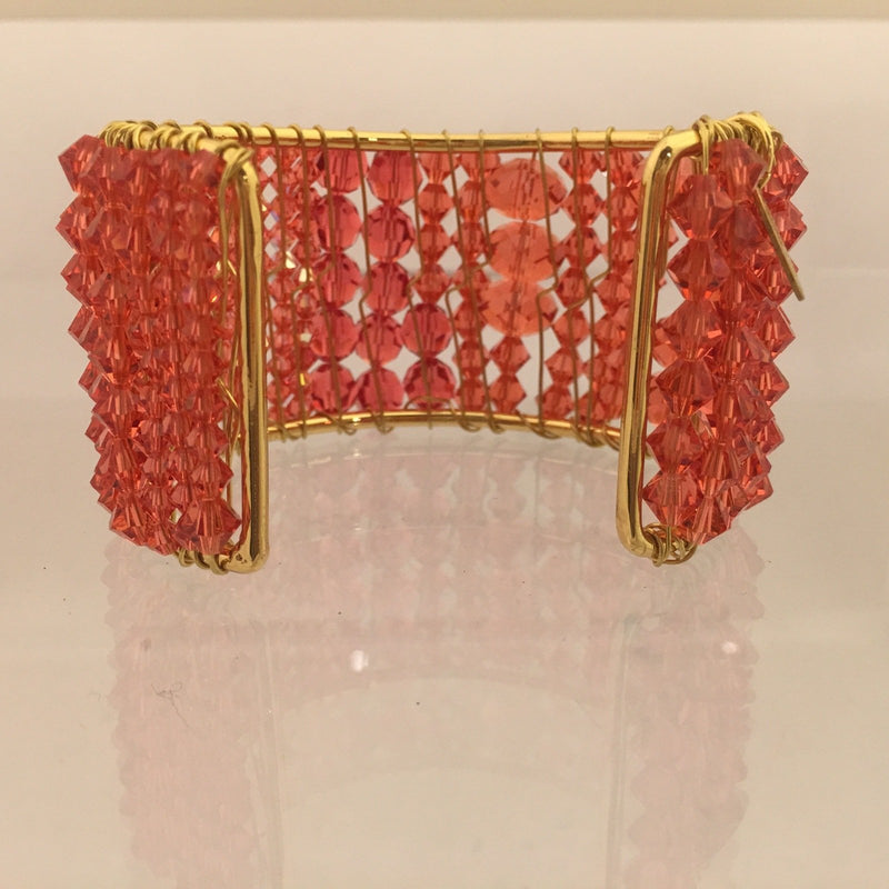 Sugar Gay Isber Swarovski Cuff Handmade Contemporary Jewelry