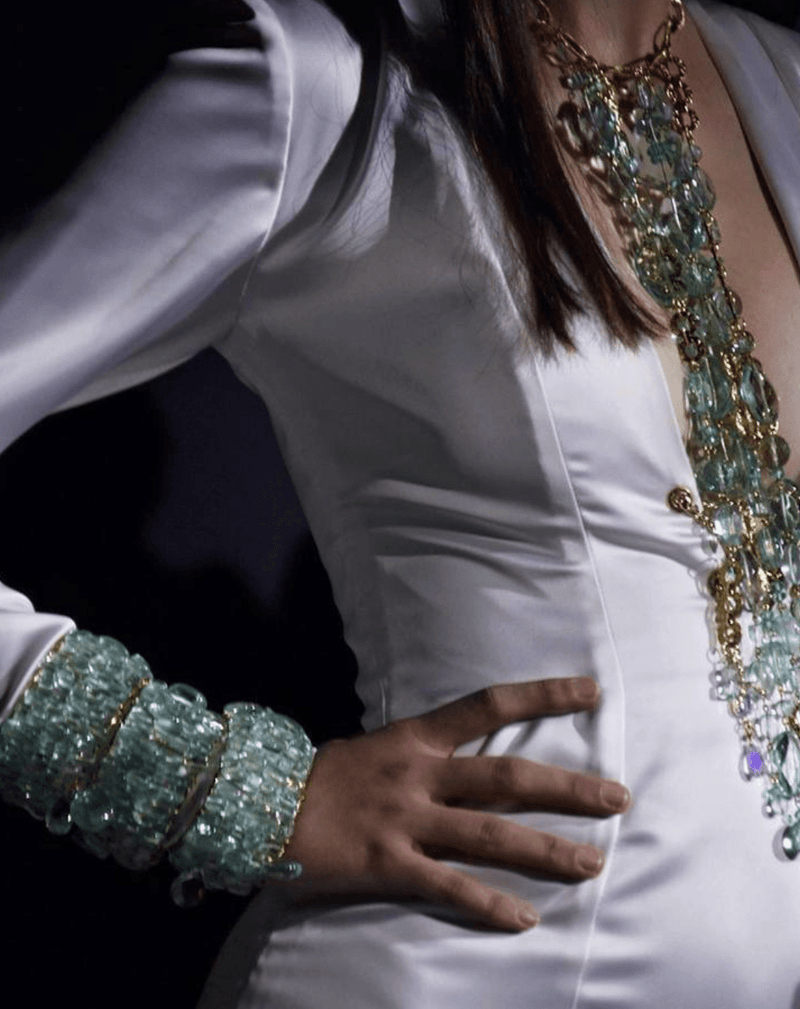 Sugar Gay Isber Swarovski Cuff Handmade Contemporary Jewelry