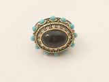 Heidi Daus Jewelry Swarovski Crystal Turquoise Onyx Ring