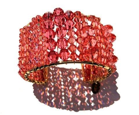 Sugar Gay Isber Swarovski Cuff Handmade Contemporary Jewelry