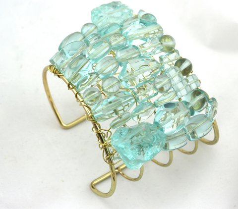 Sugar Gay Isber Swarovski Cuff Handmade Contemporary Jewelry