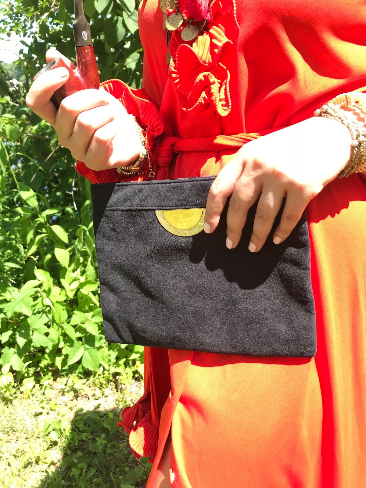Reva Black Evening Purse Bag Vintage Accessories