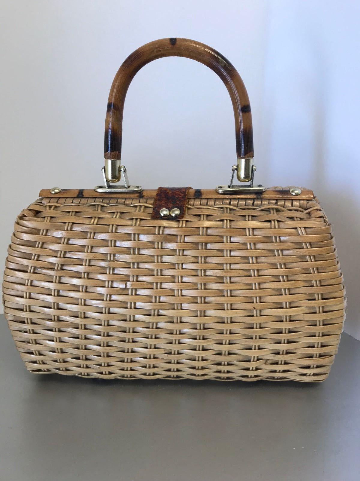 Wicker Basket Purse Bag Vintage Accessories