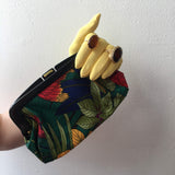 Yellow Nylon Gloves Vintage Accessory