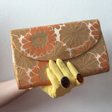 Yellow Nylon Gloves Vintage Accessory