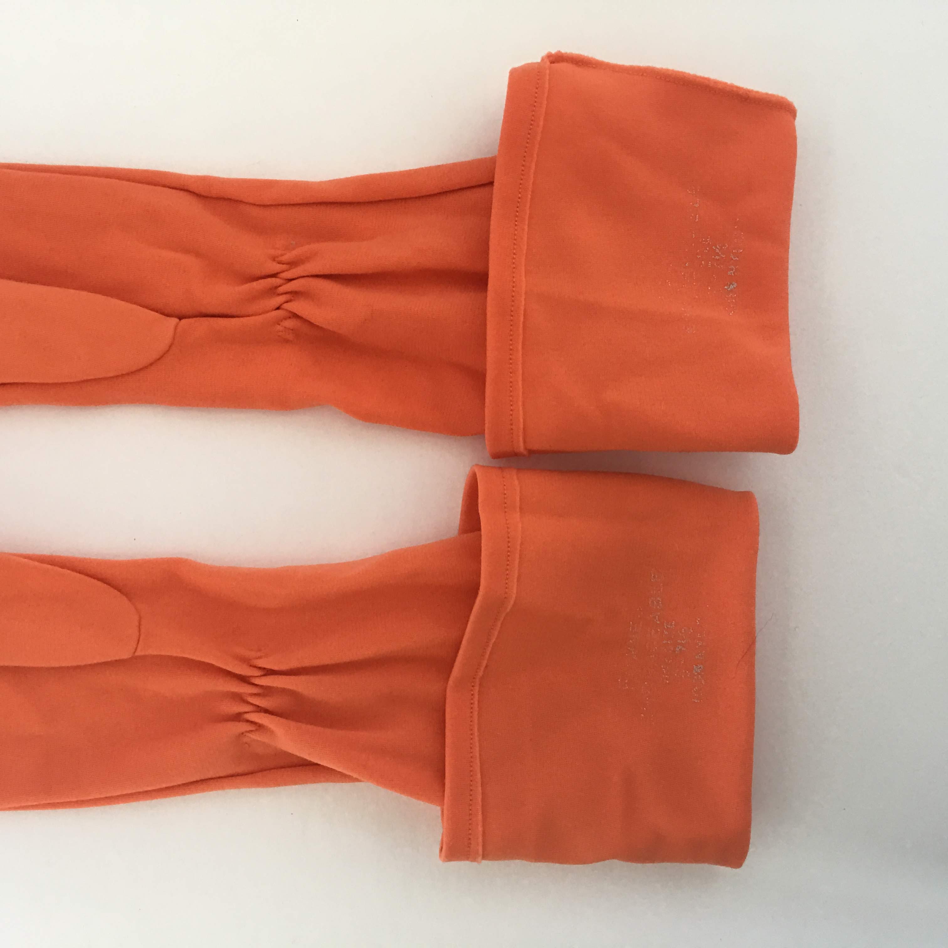 Fownes Long Orange Gloves Vintage Accessory