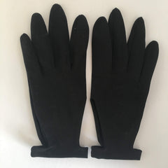 Hansen Black Thumbless Gloves Vintage Accessory