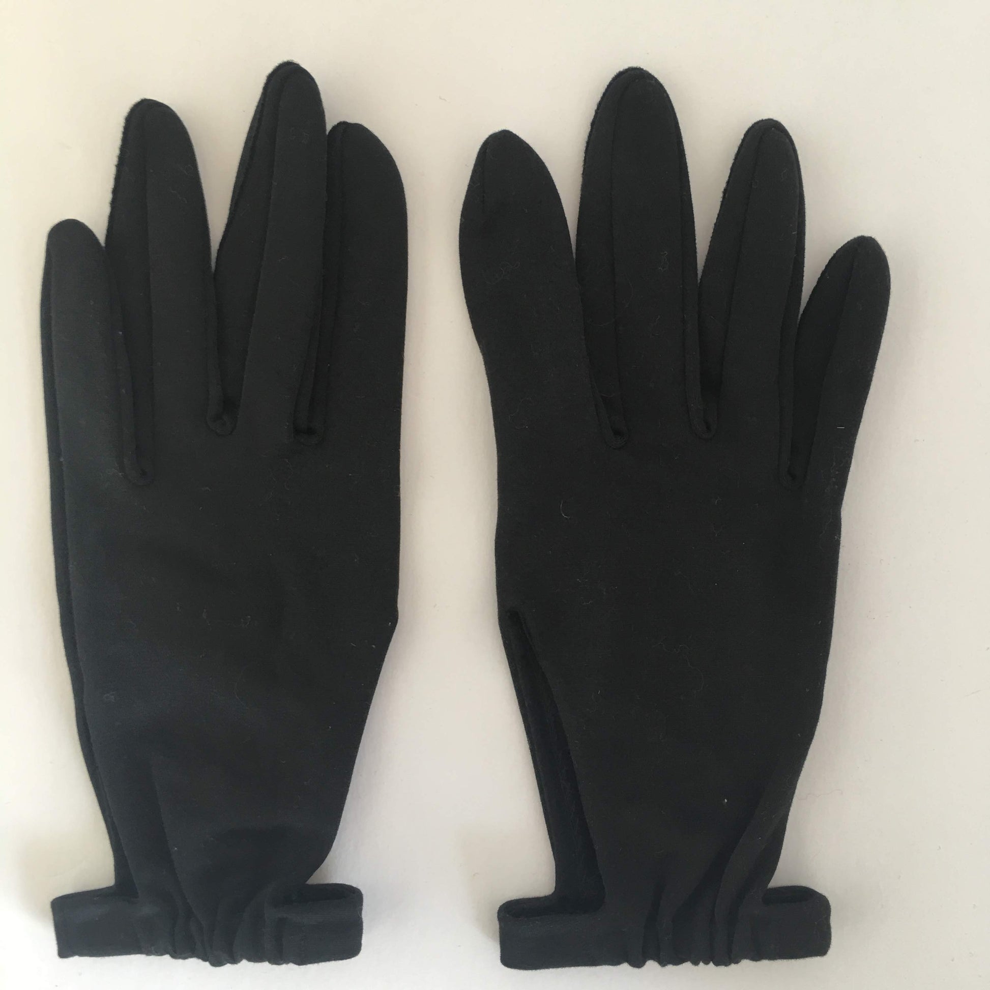 Hansen Black Thumbless Gloves Vintage Accessory