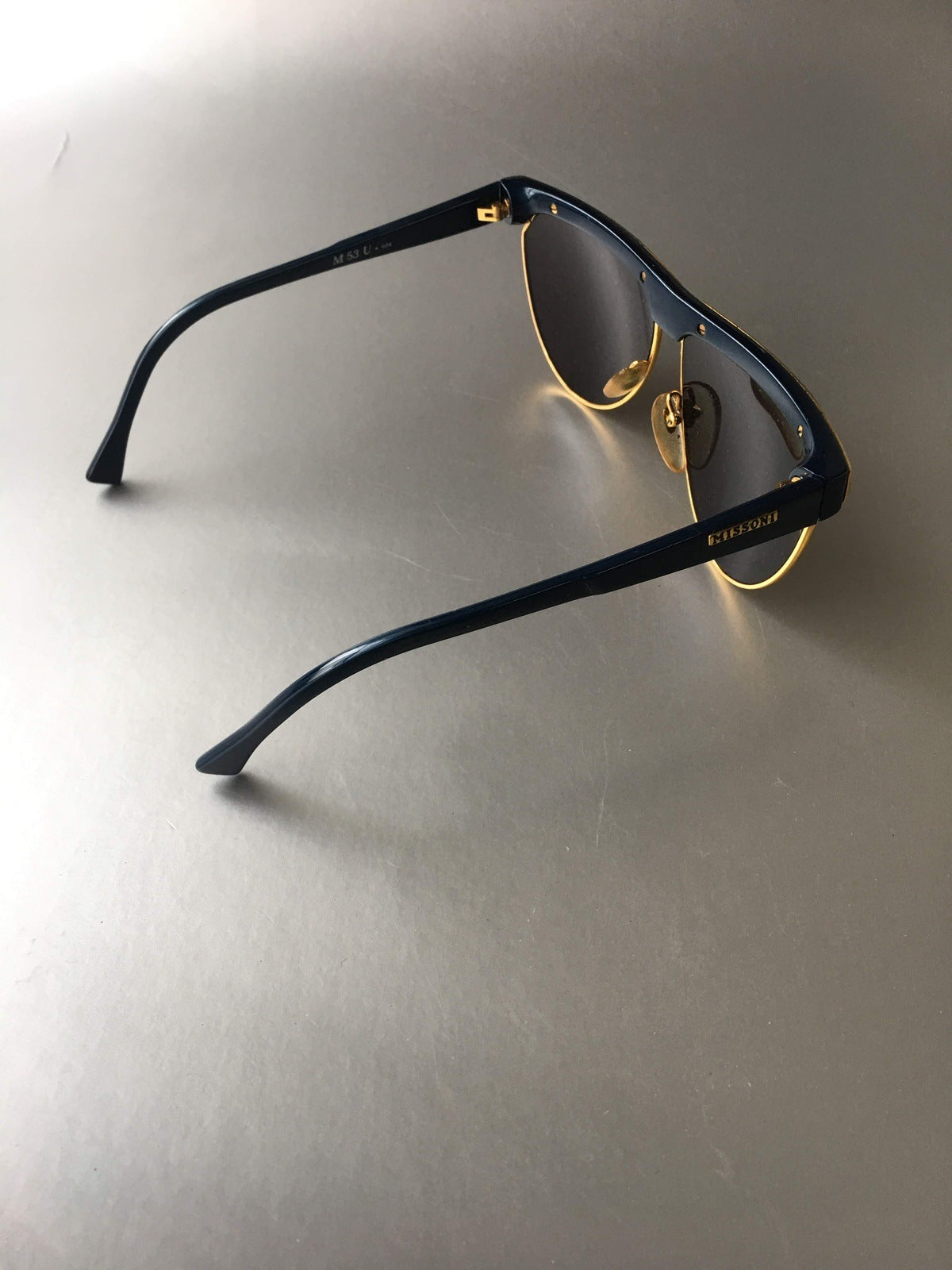 Missoni Blue Sunglasses Vintage Eyewear Accessory