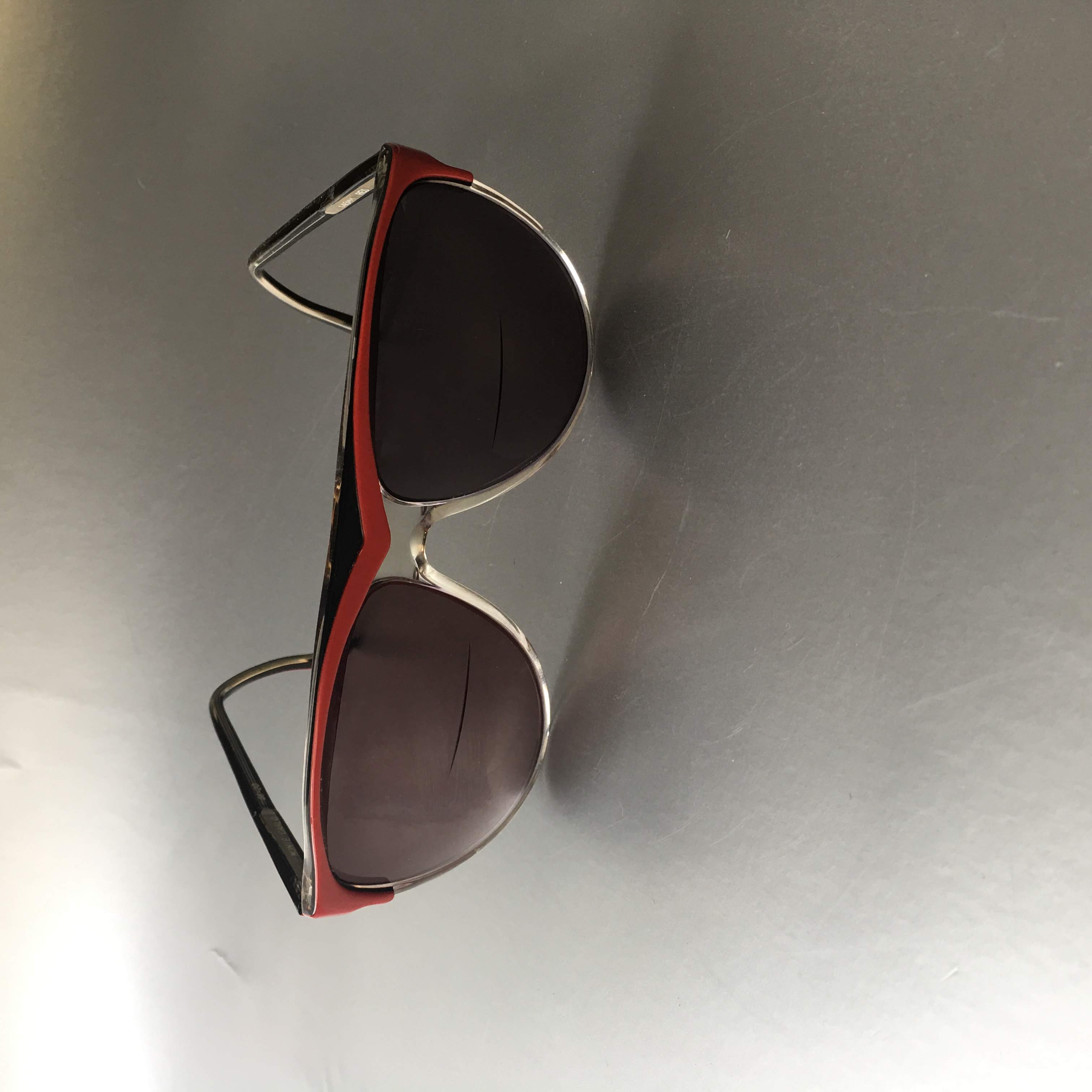 Monte Carlo Red Sunglasses Vintage Eyewear Accessory