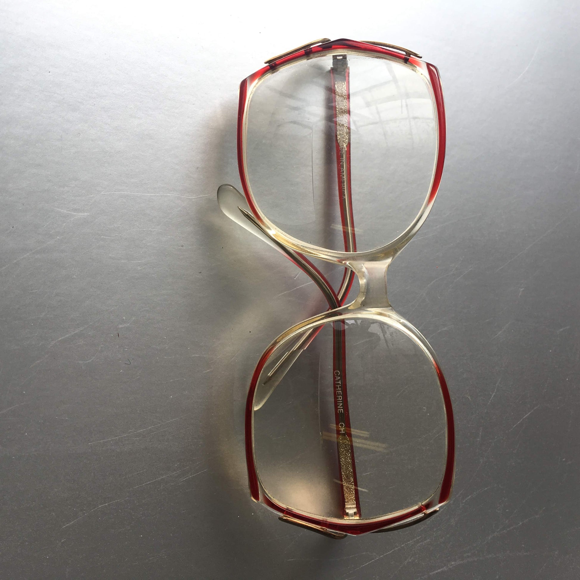 Catherine Red Glasses Eyewear Vintage Accessory