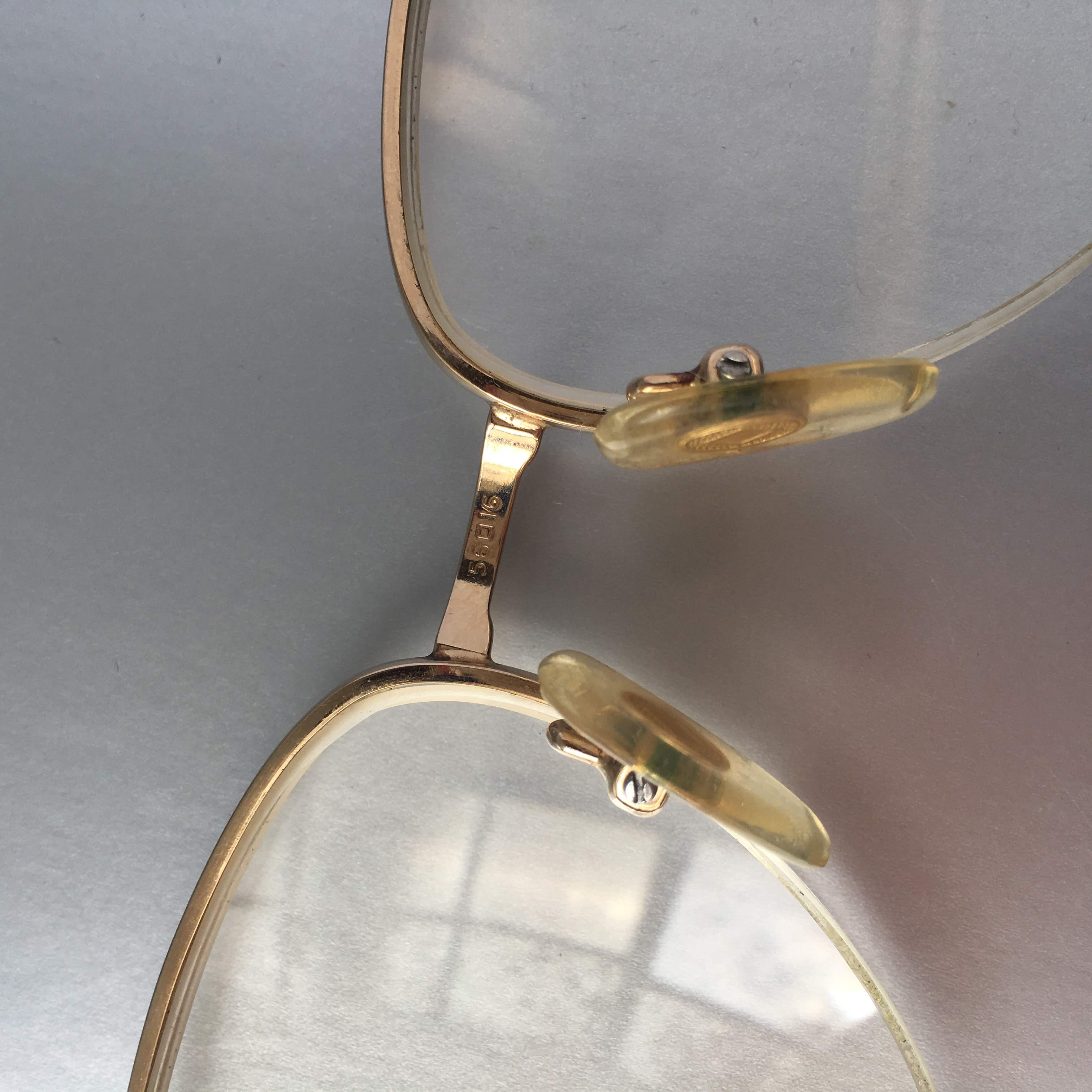 L'Amy Gold Designer Glasses Vintage Accessory
