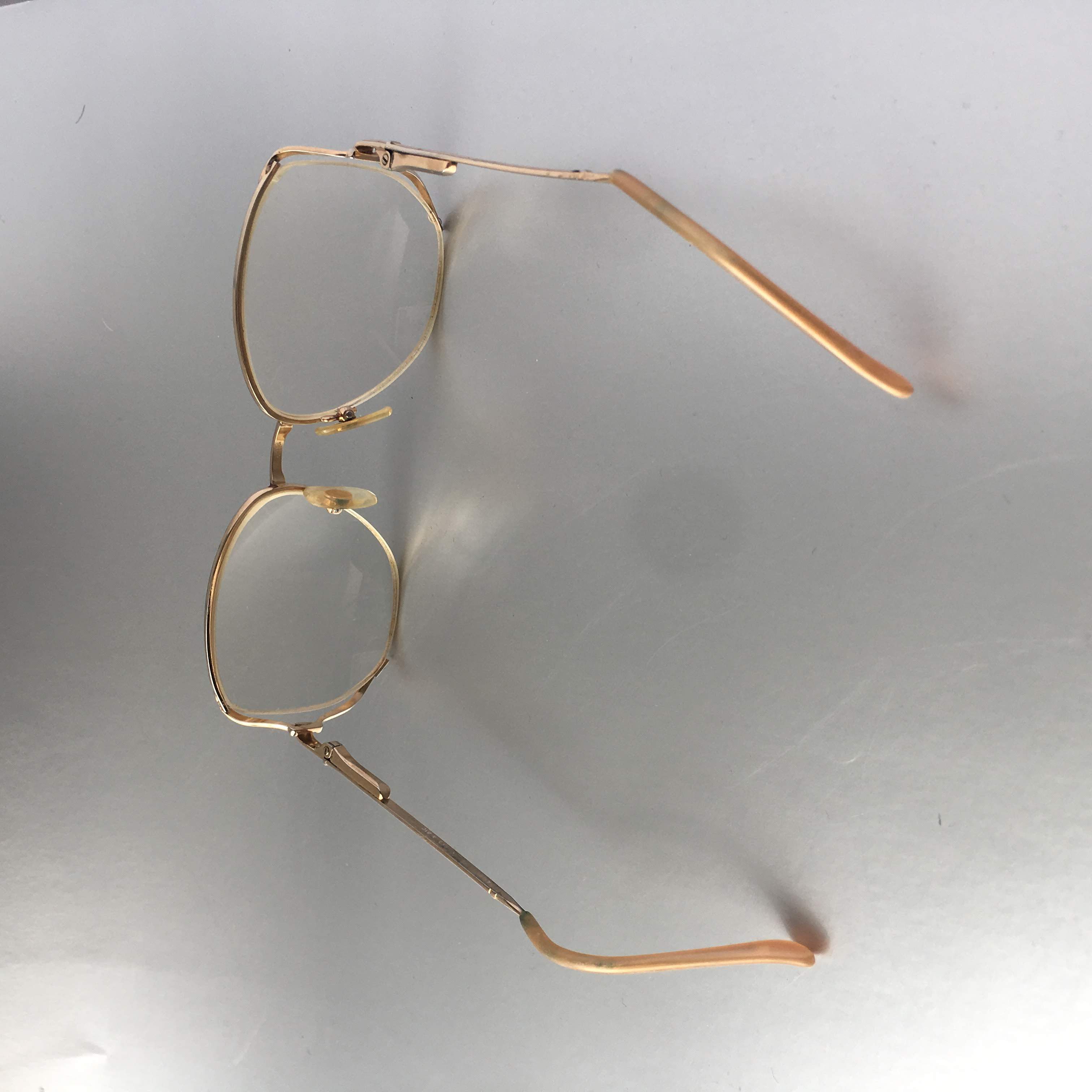 L'Amy Gold Designer Glasses Vintage Accessory