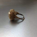 Vintage Marvella Pearl Cocktail Ring