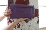 Venizia Leather Clutch Purse Bag Vintage Accessories