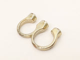 Triple Rhinestones Dual Knuckle Ring Vintage Jewelry