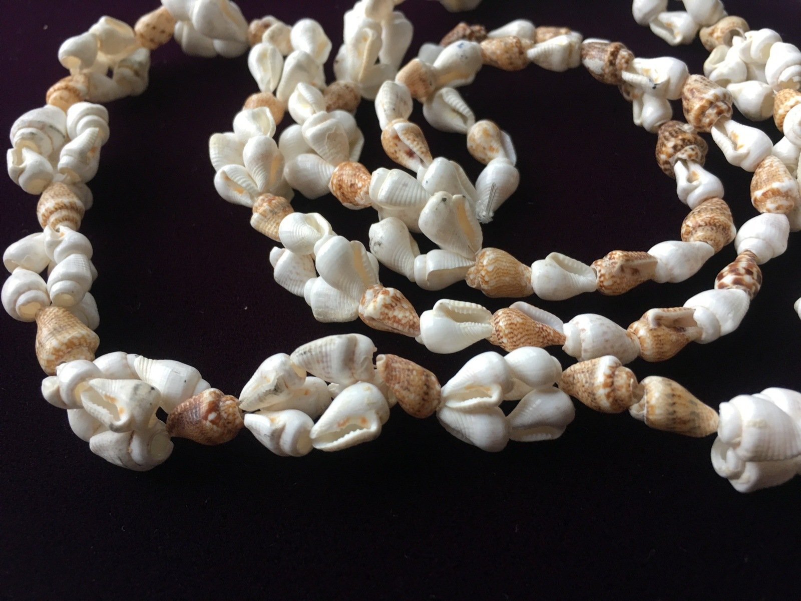 Sea Shells Necklace Vintage Costume Jewelry