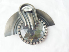 Bold Art Deco Statement Pin Brooch: A Vintage Treasure from the 1930s