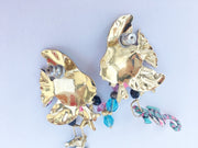 LATR Lunch at the Ritz Angel Fish Earrings Whimsical Jewelry