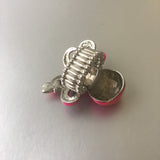 Steampunk Pink Octopus Figural Ring Contemporary Jewelry