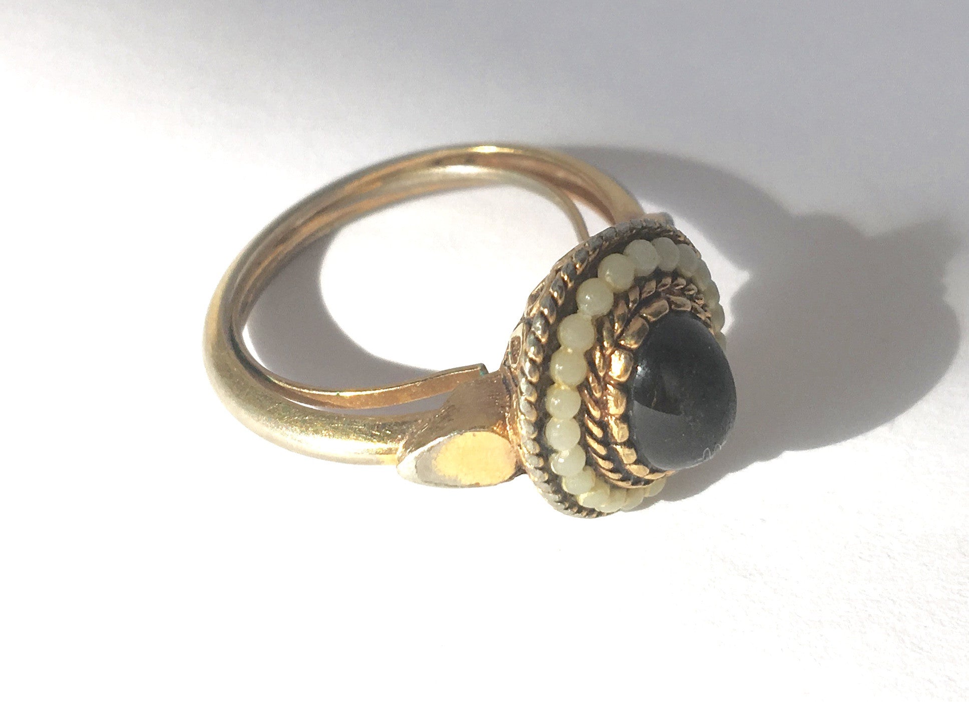 Vintage Avon Seed Pearls Ring
