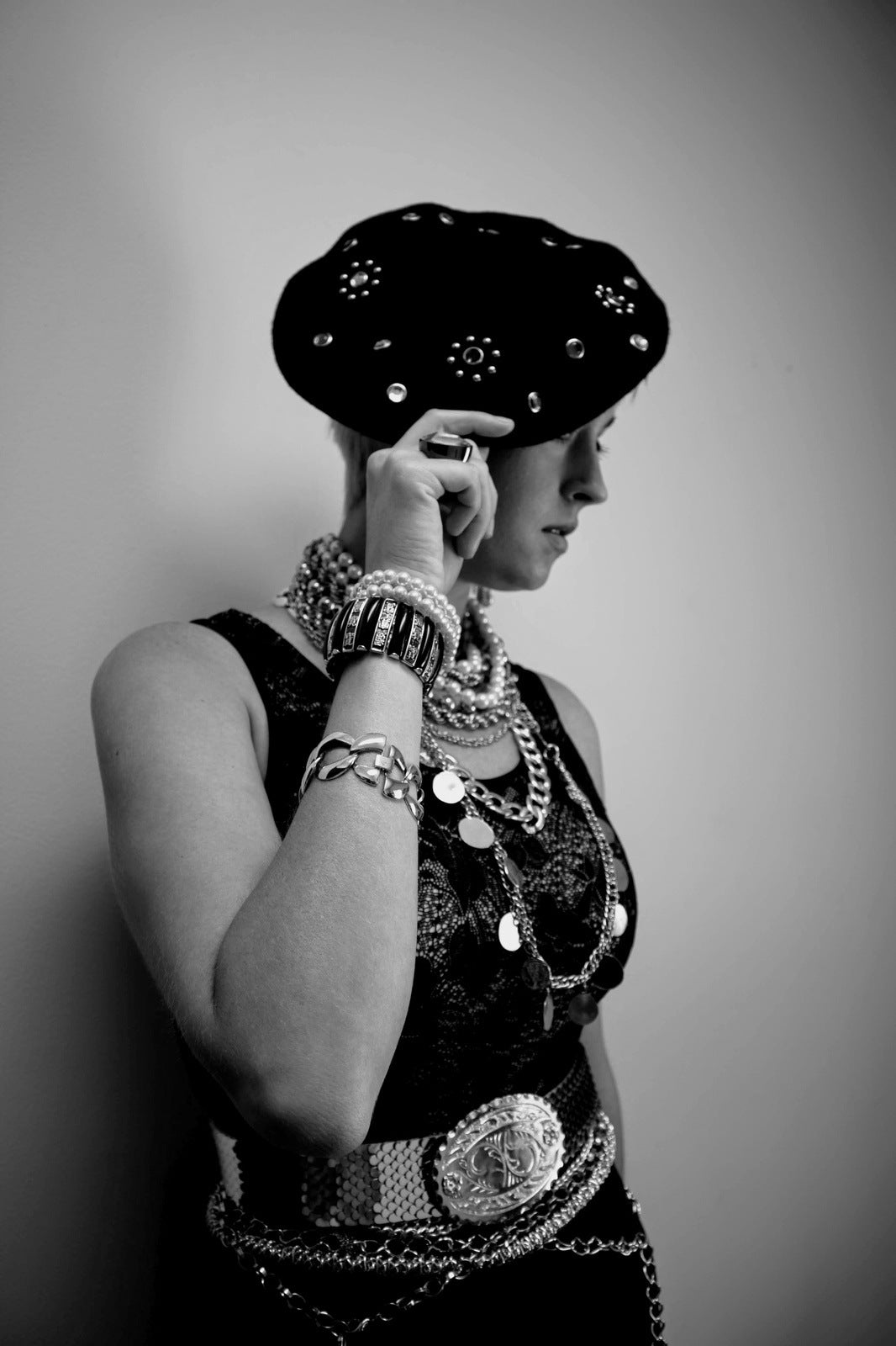 Iconic Jeweled Beret Hat Vintage Accessories