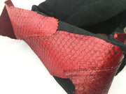 Suede Hobo Bag Tilapia Fish Skin Leather Handbag Slouch Bohemian Large Handbag Ethnic new handmade