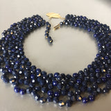 Karu Arke Blue Necklace Vintage Jewelry Made in West Germany