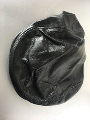 United Hatters Caps Black Leather Newsboy Hat Vintage Accessories