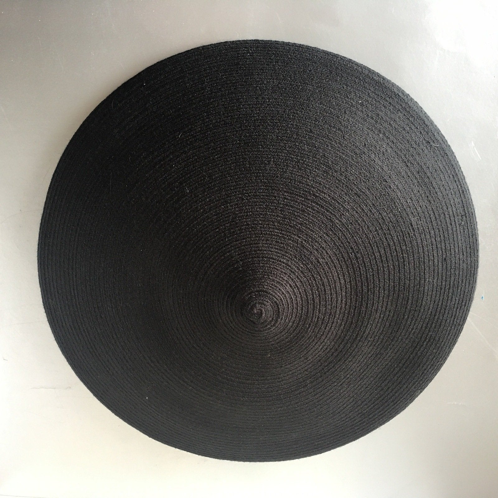 Plateau New Look Wide Brim Black Hat Vintage Accessories
