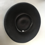 Plateau New Look Wide Brim Black Hat Vintage Accessories