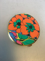 Psychedelic Compact Mirror Vintage Accessories made in Western Germany
