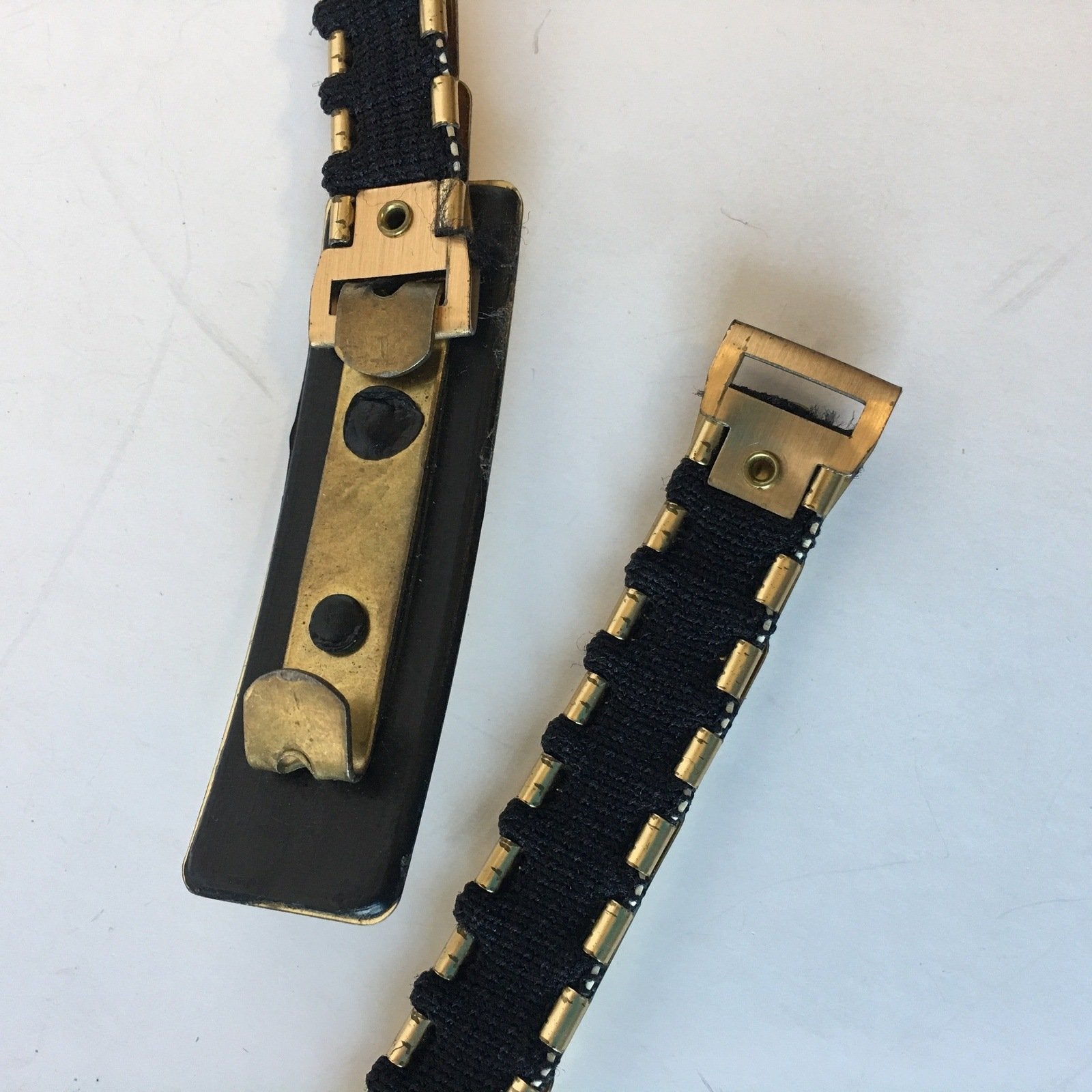 Golden Metal Snake Skin Scales Belt Vintage Accessories