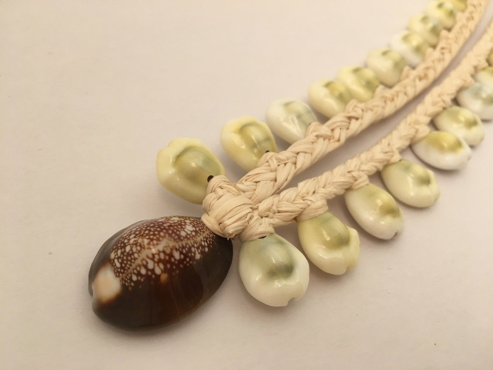 Exotic Cowrie Shells Necklace "Ward off the evil eye" Ethnic Handmade Jewelry