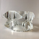 Clear Plastic Bangle Bracelet Contemporary Costume Jewelry